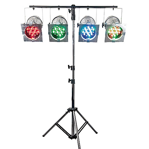 4 LED Parren op Statief